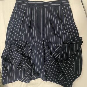 Babaton Navy Pinstripe trousers